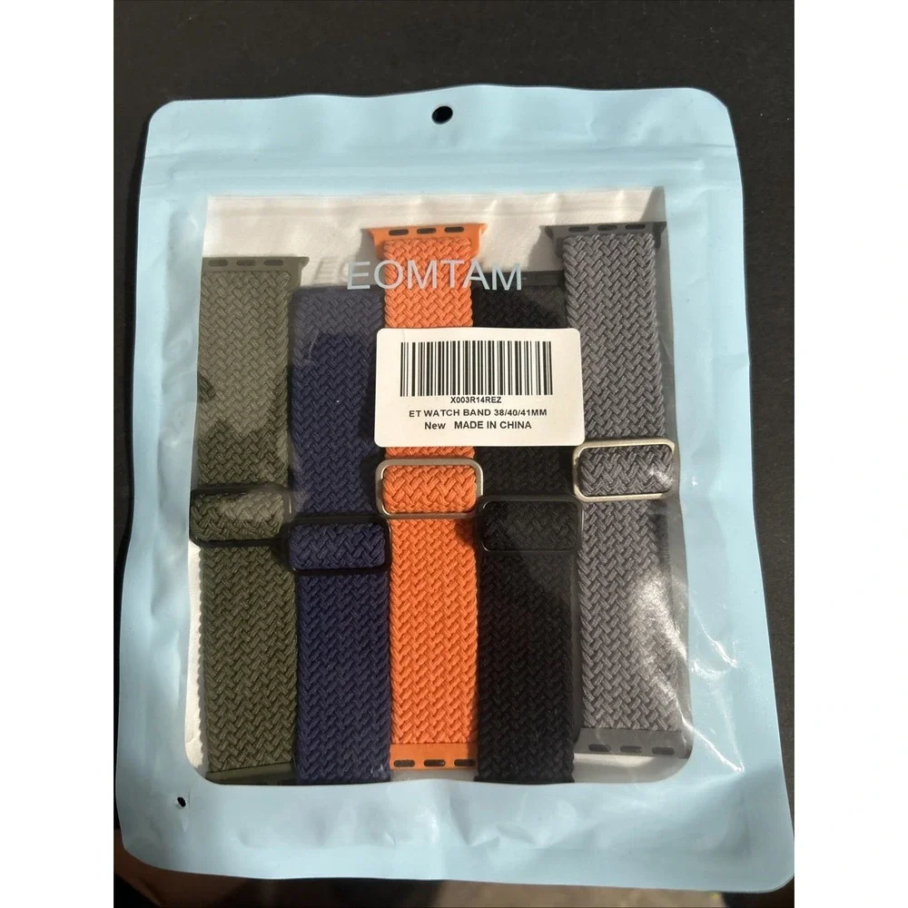 Apple Watch Bands (pack Of 5) Brand‎ New, Fits 38/40/41 MM Watches (Mesh Nylon)
